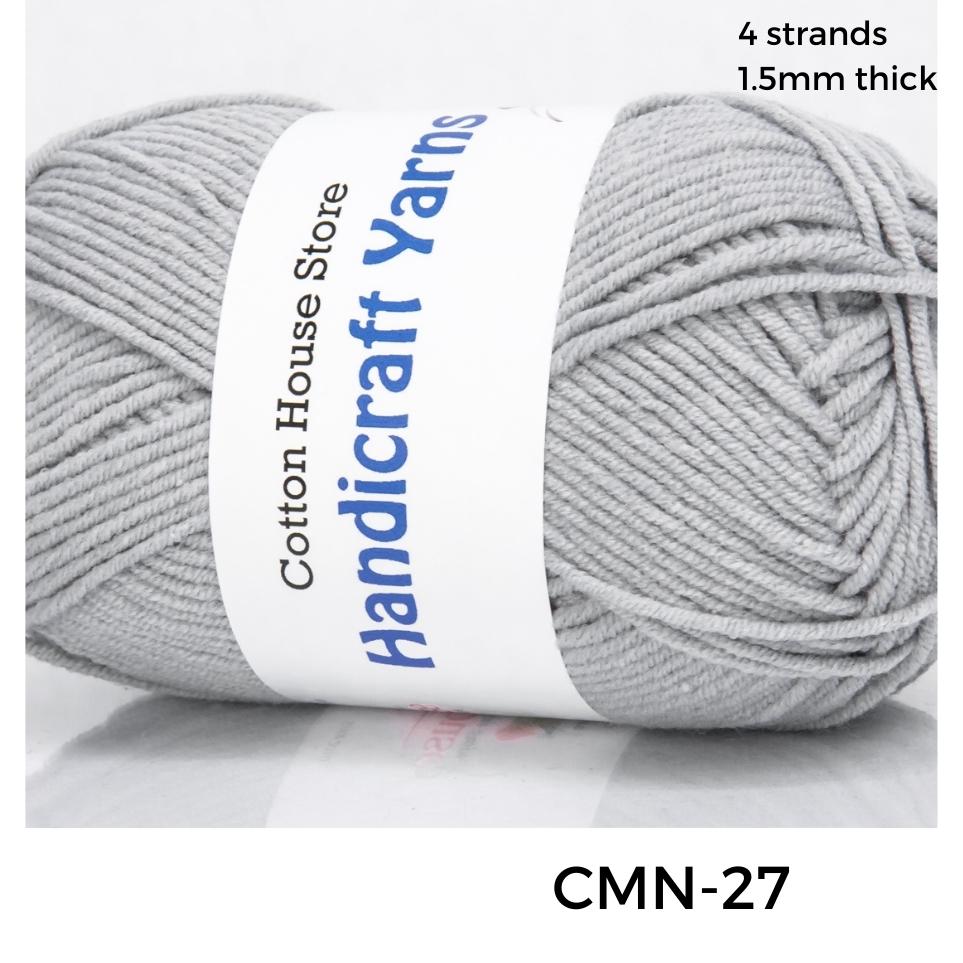 Cotton Mini 40-50g 4ply 1.5mm Milk Cotton Amigurumi Baby Benang Kait Yarn CMN