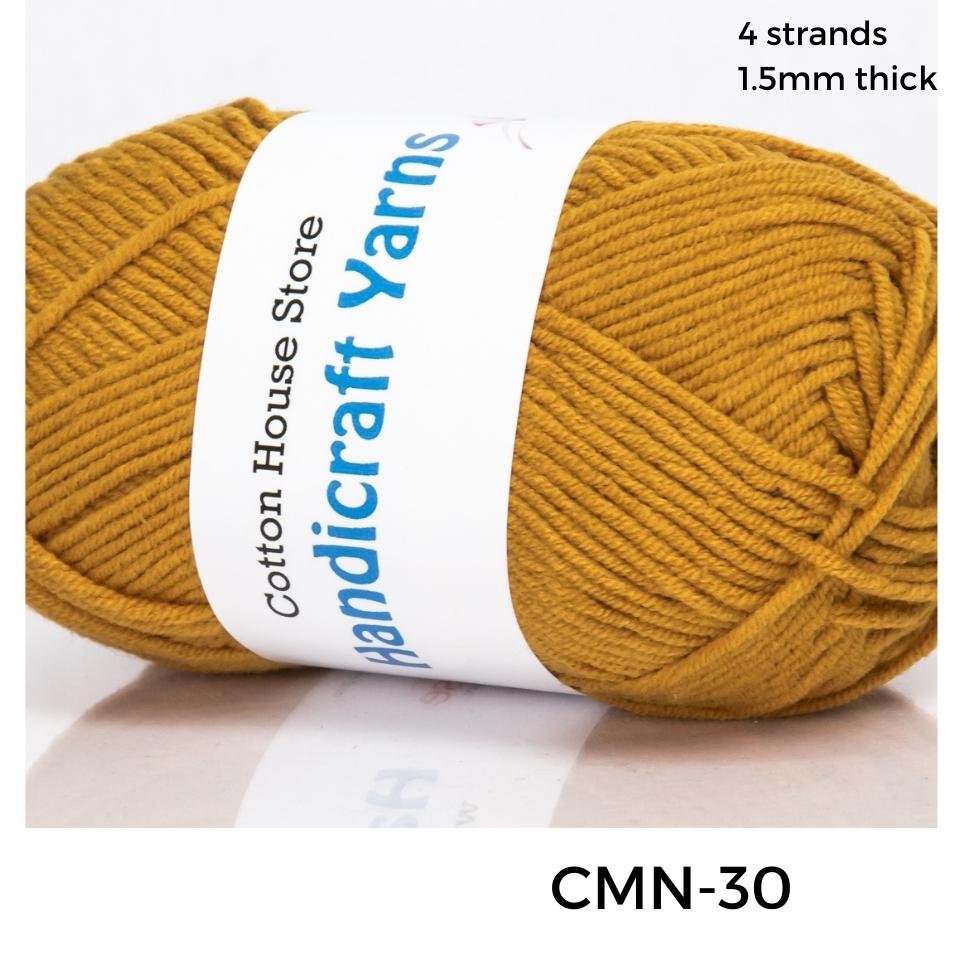 Cotton Mini 40-50g 4ply 1.5mm Milk Cotton Amigurumi Baby Benang Kait Yarn CMN