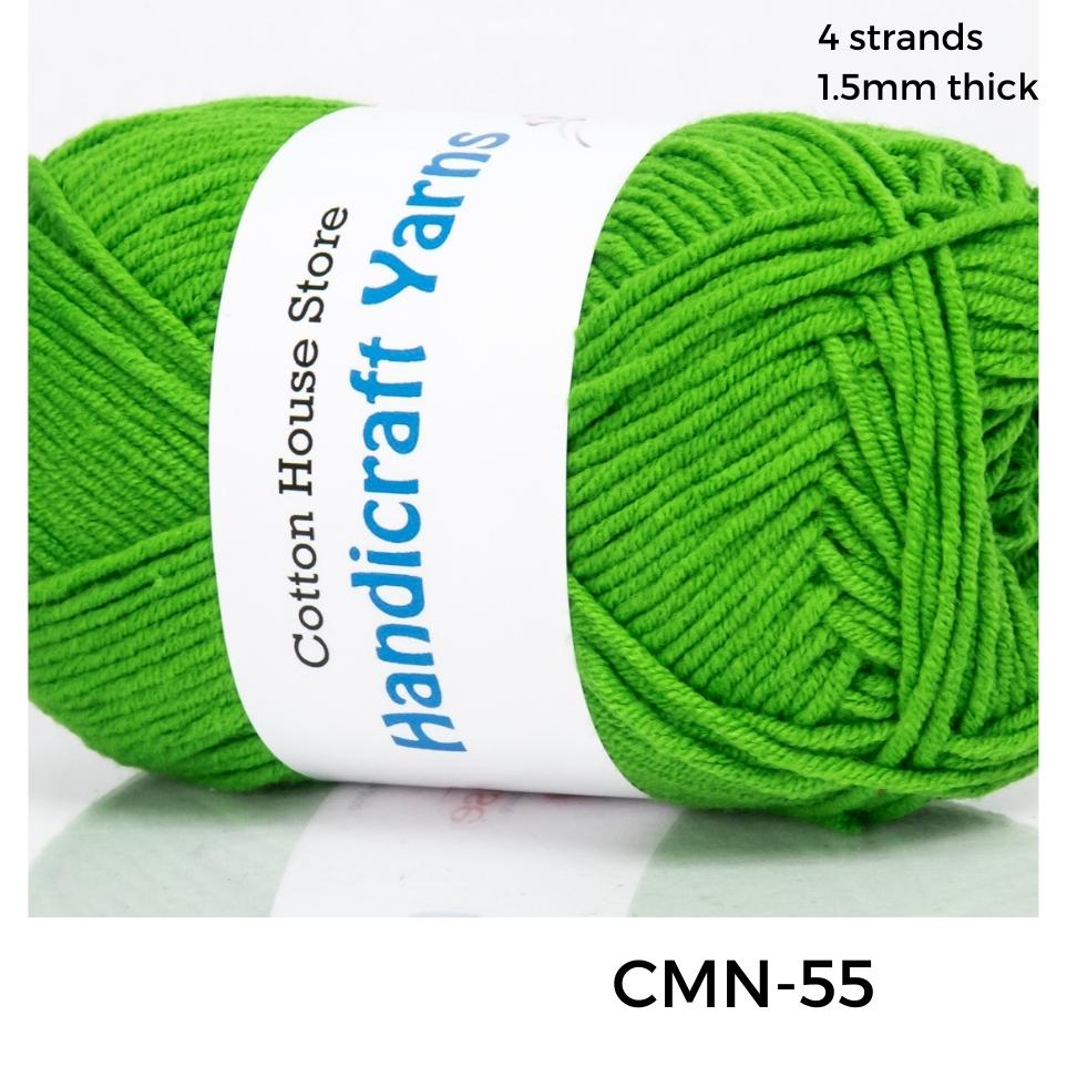 Cotton Mini 40-50g 4ply 1.5mm Milk Cotton Amigurumi Baby Benang Kait Yarn CMN