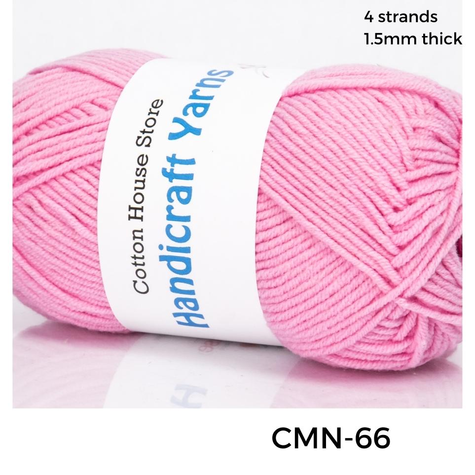 Cotton Mini 40-50g 4ply 1.5mm Milk Cotton Amigurumi Baby Benang Kait Yarn CMN