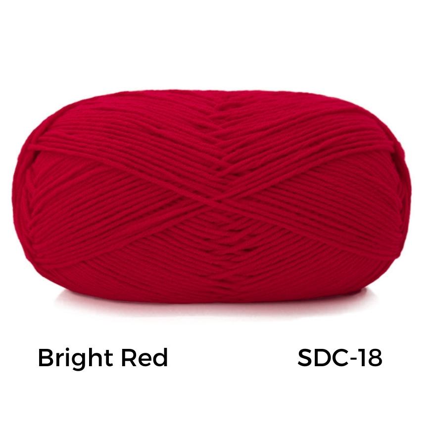 Soft Dream Cotton 100gm 2mm 5 ply Page01 Benang Kait Yarn SDC