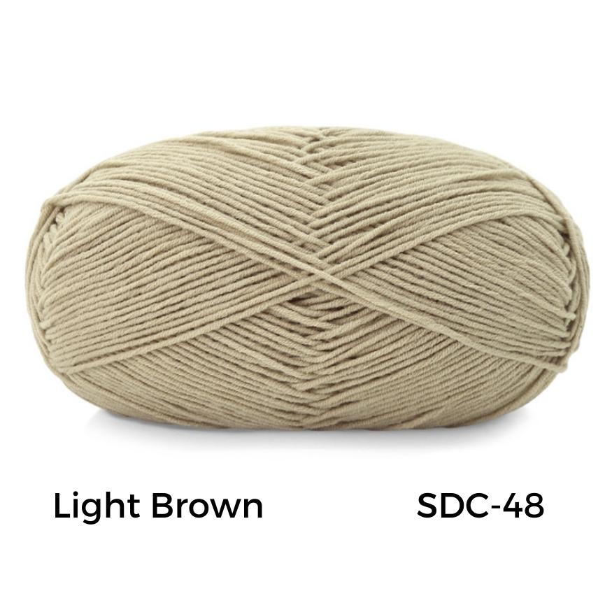 Soft Dream Cotton 100gm 2mm 5 ply Page02 Benang Kait Yarn SDC