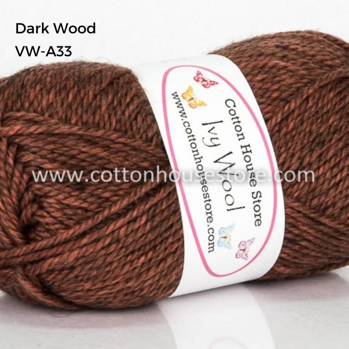 Ivy Wool 100g 3mm Benang Kait Yarn VW
