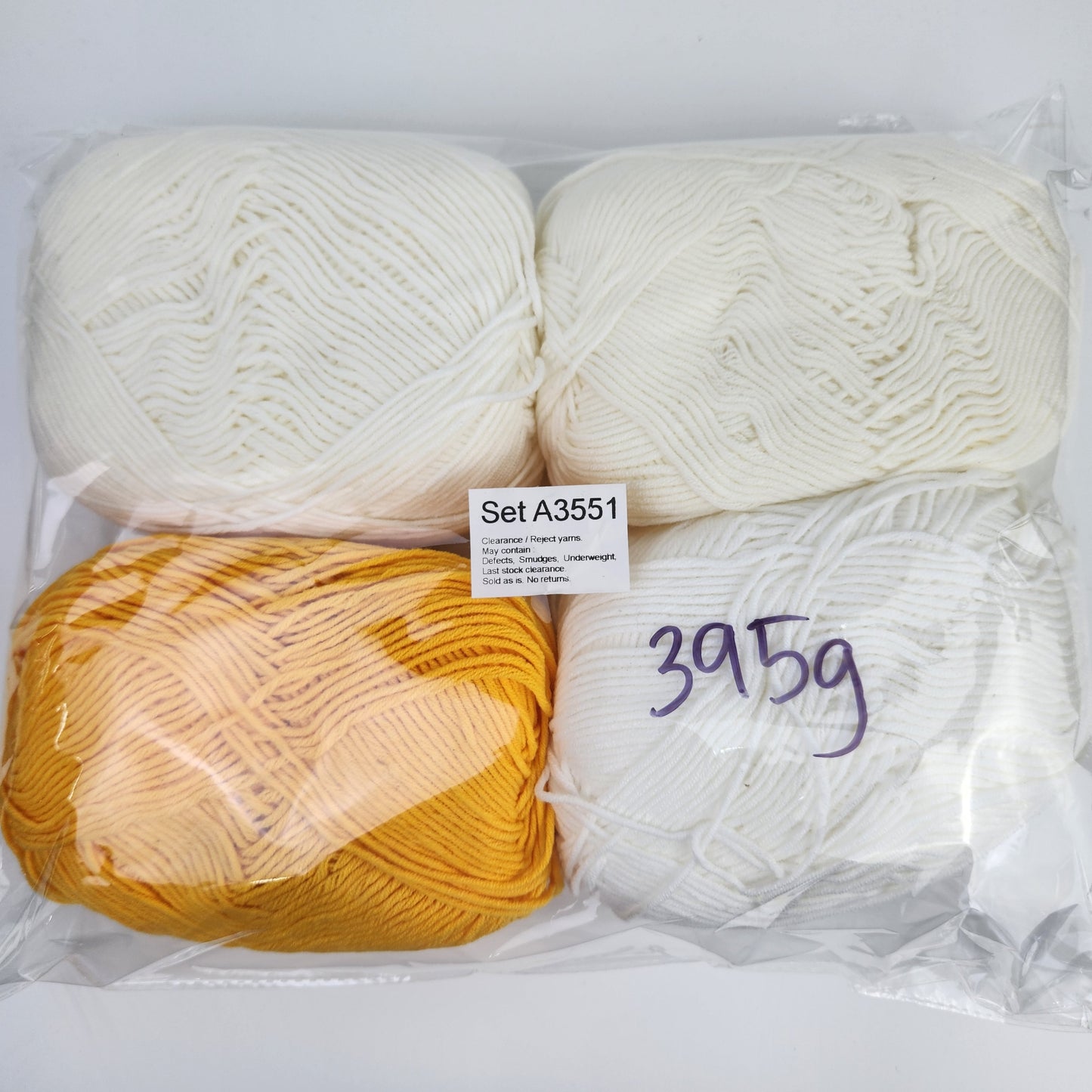 Soft Dream Cotton SDC Clearance / Reject yarns (4 balls per pack) Benang Kait