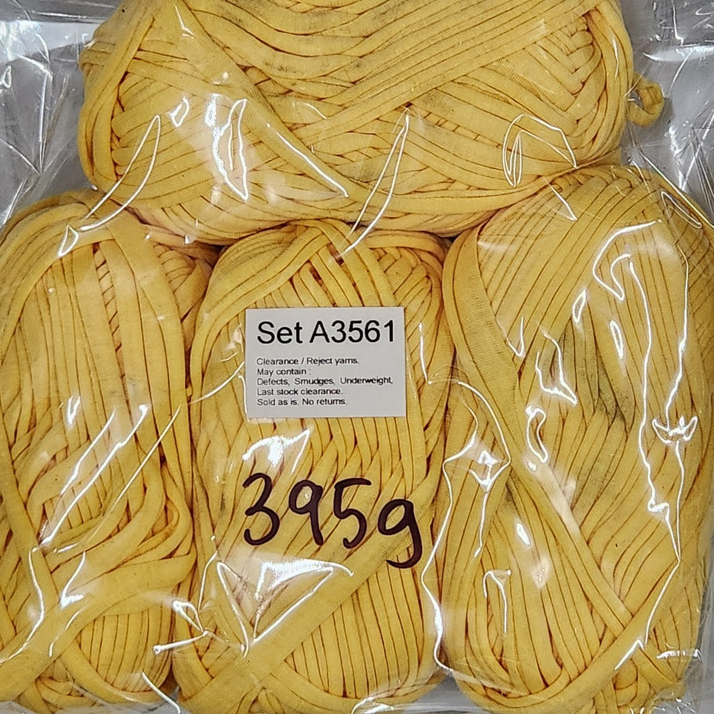 T-Shirt Yarn TSP Clearance / Reject yarns (4 balls per pack) Benang Kait