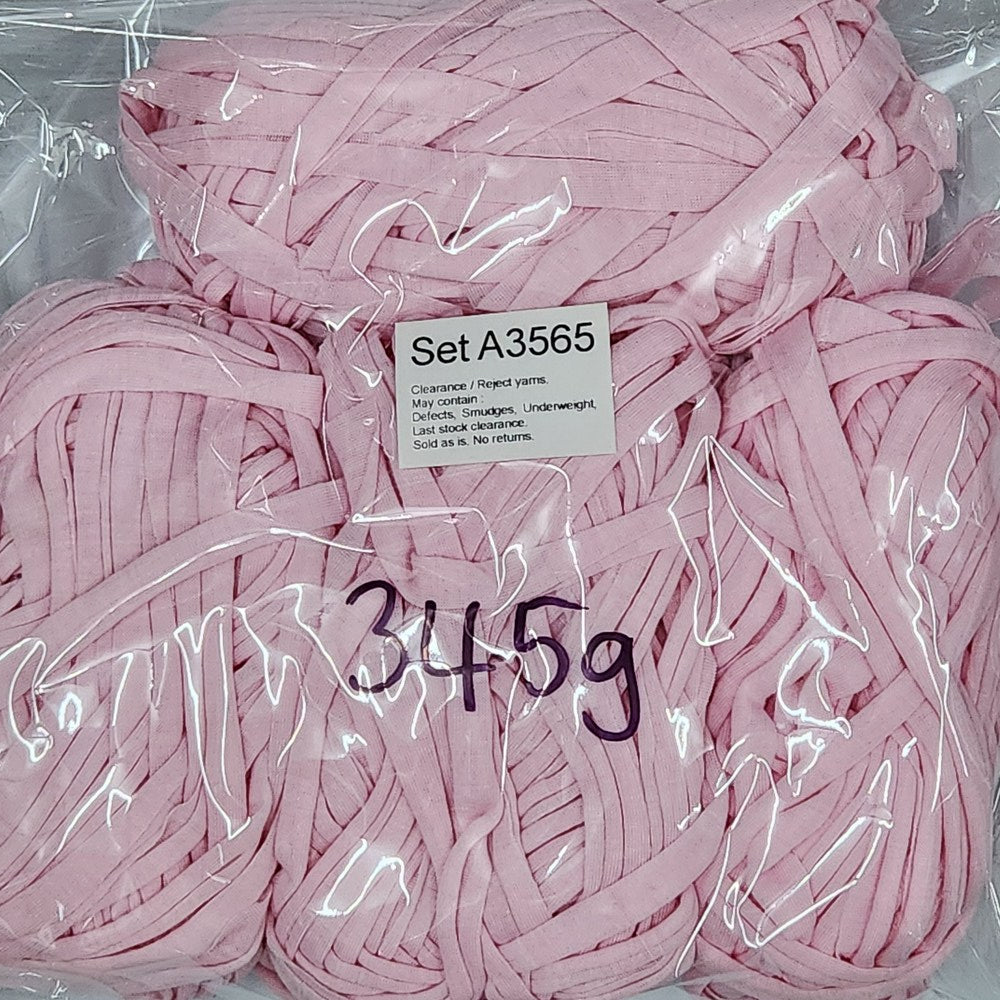 T-Shirt Yarn TSP Clearance / Reject yarns (4 balls per pack) Benang Kait