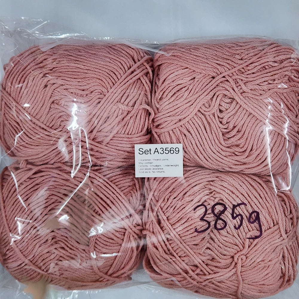 Cloud Soft Acrylic CSA Clearance / Reject yarns (4 balls per pack) Benang Kait