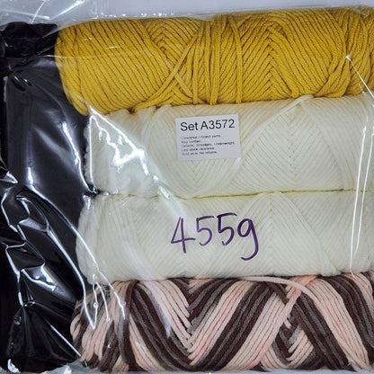 Economy Cotton ECA2 Clearance / Reject yarns (5 balls per pack) Benang Kait