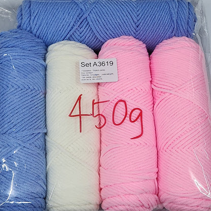 Economy Cotton ECA2 Clearance / Reject yarns (5 balls per pack) Benang Kait