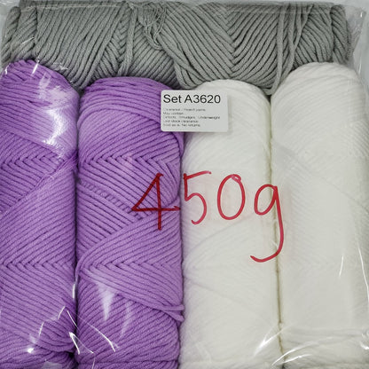 Economy Cotton ECA2 Clearance / Reject yarns (5 balls per pack) Benang Kait