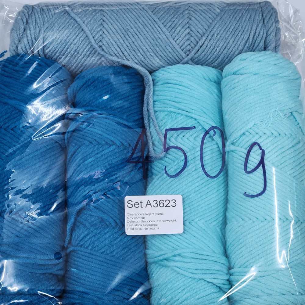 Economy Cotton ECA2 Clearance / Reject yarns (5 balls per pack) Benang Kait