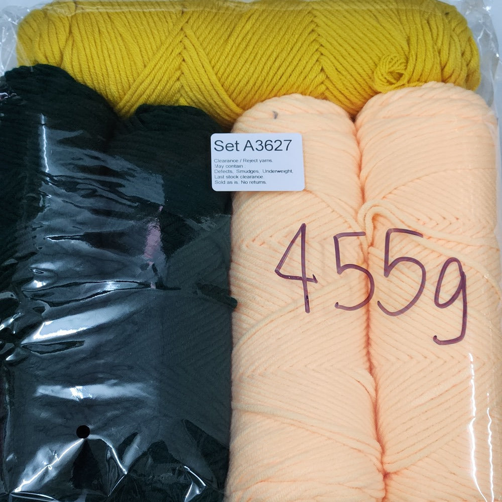 Economy Cotton ECA2 Clearance / Reject yarns (5 balls per pack) Benang Kait