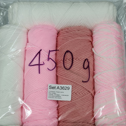 Economy Cotton ECA2 Clearance / Reject yarns (5 balls per pack) Benang Kait