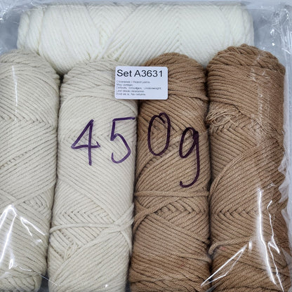 Economy Cotton ECA2 Clearance / Reject yarns (5 balls per pack) Benang Kait