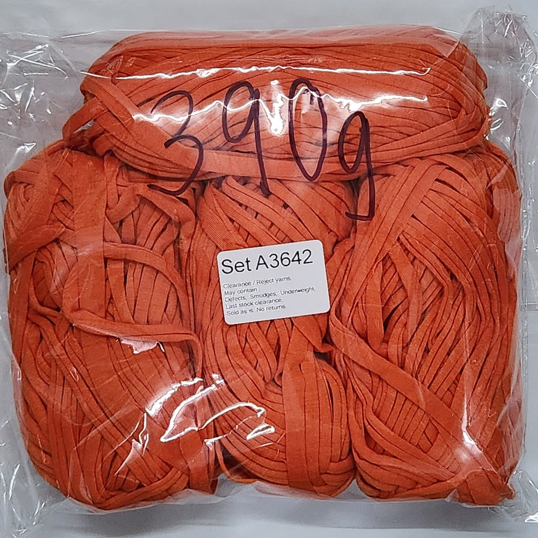 T-Shirt Yarn TSP Clearance / Reject yarns (4 balls per pack) Benang Kait