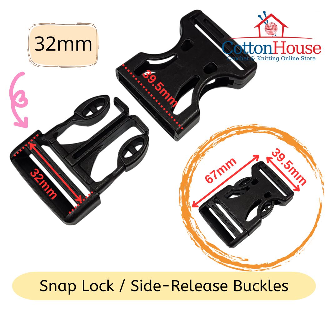 Buckles Side Release Tri-Glide Snap Lock Adjuster Slide Bag DIY Bag Making Beg