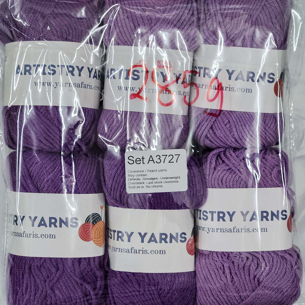 Milk Cotton MC Clearance / Reject Assorted Mixed Yarns (6 balls per pack) Benang Kait