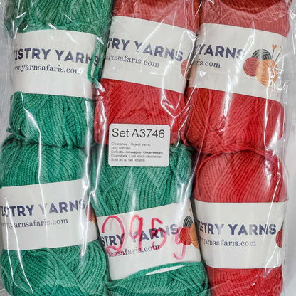 Milk Cotton MC Clearance / Reject Assorted Mixed Yarns (6 balls per pack) Benang Kait Page02