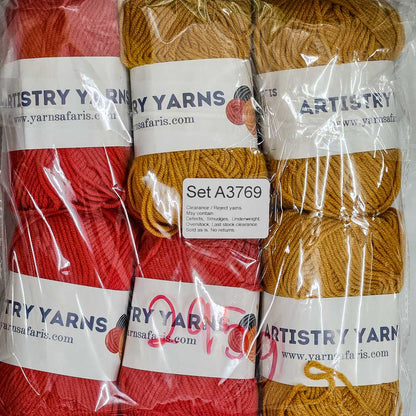 Milk Cotton MC Clearance / Reject Assorted Mixed Yarns (6 balls per pack) Benang Kait Page02