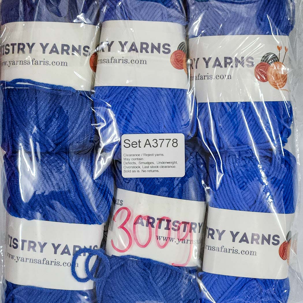 Milk Cotton MC Clearance / Reject Assorted Mixed Yarns (6 balls per pack) Benang Kait Page02