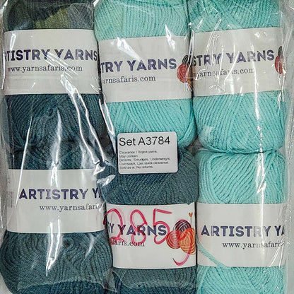 Milk Cotton MC Clearance / Reject Assorted Mixed Yarns (6 balls per pack) Benang Kait Page02