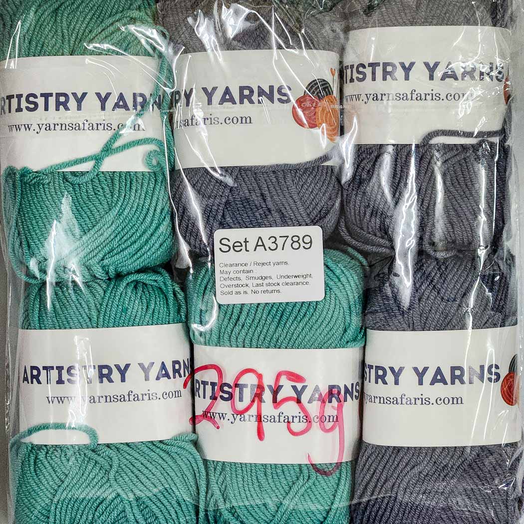 Milk Cotton MC Clearance / Reject Assorted Mixed Yarns (6 balls per pack) Benang Kait Page02