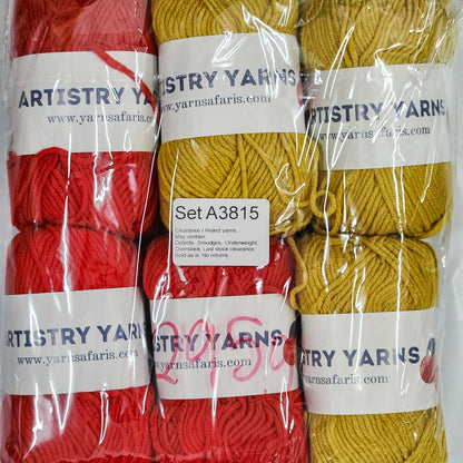 Milk Cotton MC Clearance / Reject Assorted Mixed Yarns (6 balls per pack) Benang Kait Page02