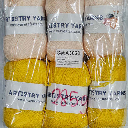 Milk Cotton MC Clearance / Reject Assorted Mixed Yarns (6 balls per pack) Benang Kait Page02