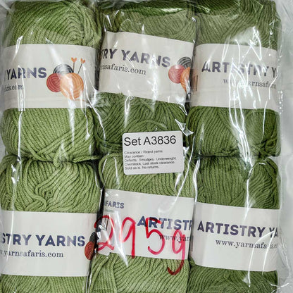 Milk Cotton MC Clearance / Reject Assorted Mixed Yarns (6 balls per pack) Benang Kait Page03