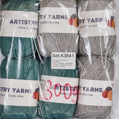 Milk Cotton MC Clearance / Reject Assorted Mixed Yarns (6 balls per pack) Benang Kait Page03