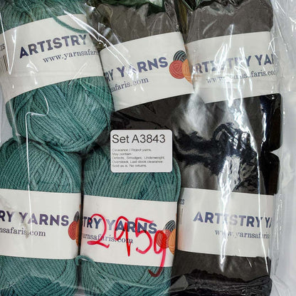 Milk Cotton MC Clearance / Reject Assorted Mixed Yarns (6 balls per pack) Benang Kait Page03