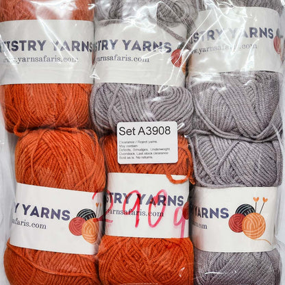 Milk Cotton MC Clearance / Reject Assorted Mixed Yarns (6 balls per pack) Benang Kait Page03