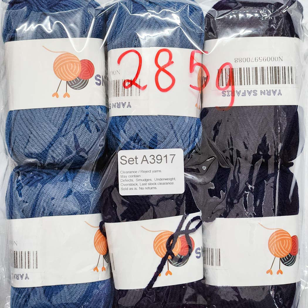 Milk Cotton MC Clearance / Reject Assorted Mixed Yarns (6 balls per pack) Benang Kait Page03