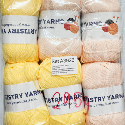 Milk Cotton MC Clearance / Reject Assorted Mixed Yarns (6 balls per pack) Benang Kait Page03