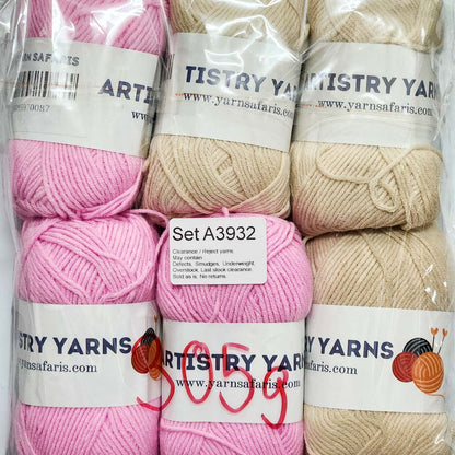 Milk Cotton MC Clearance / Reject Assorted Mixed Yarns (6 balls per pack) Benang Kait Page03