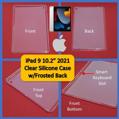 Silicone Case Cover Apple iPad 9 2021 10.2" Casing