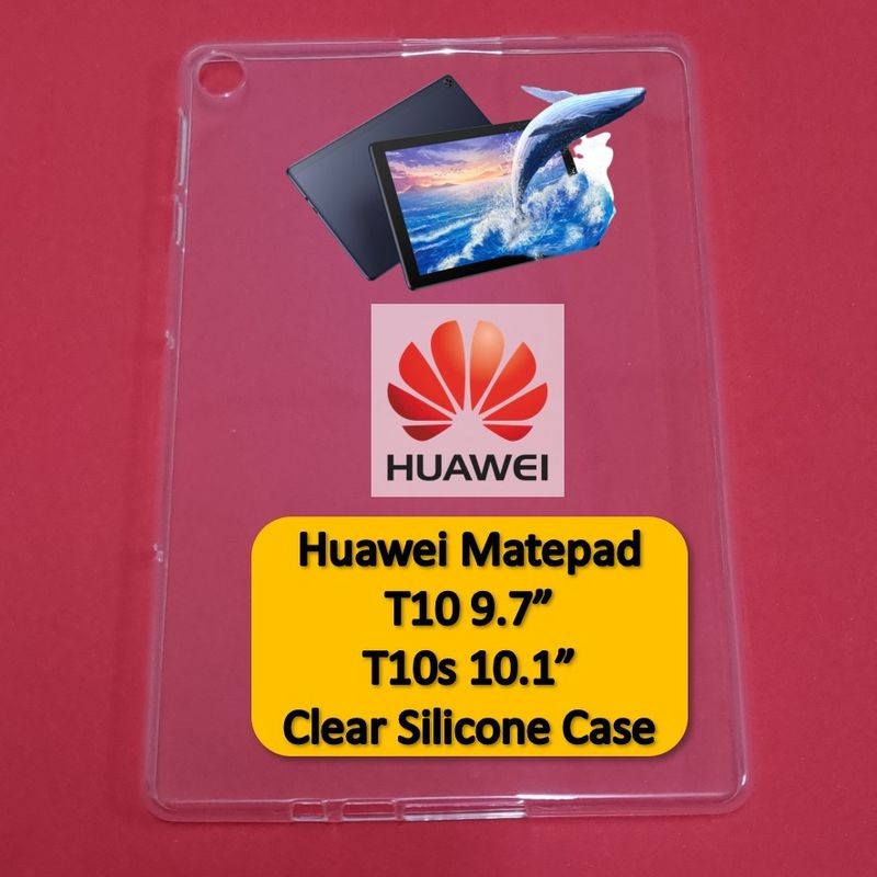 Huawei MatePad T10 9.7" T10s 10.1" 2020 Clear Silicone Case Casing Cover Tablet TPU