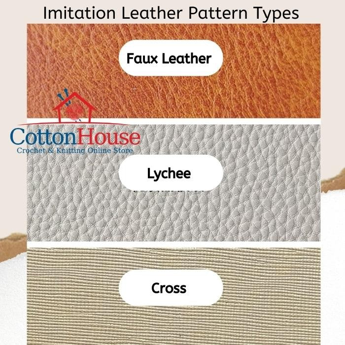 Bag Base PU Leather 15cmx15cm Circle Round Bulat Imitation Leather DIY Tapak Beg Craft Making