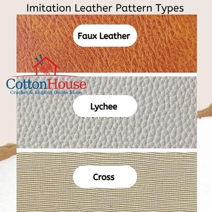 Bag Base PU Leather 26cmx8cm Imitation Leather DIY Tapak Beg Craft Making