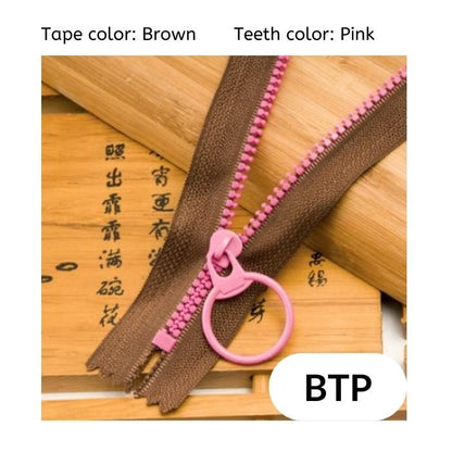 Colorful Zipper 6" (15cm) Plastic Pull Teeth Close End Zip Jahit DIY Sewing