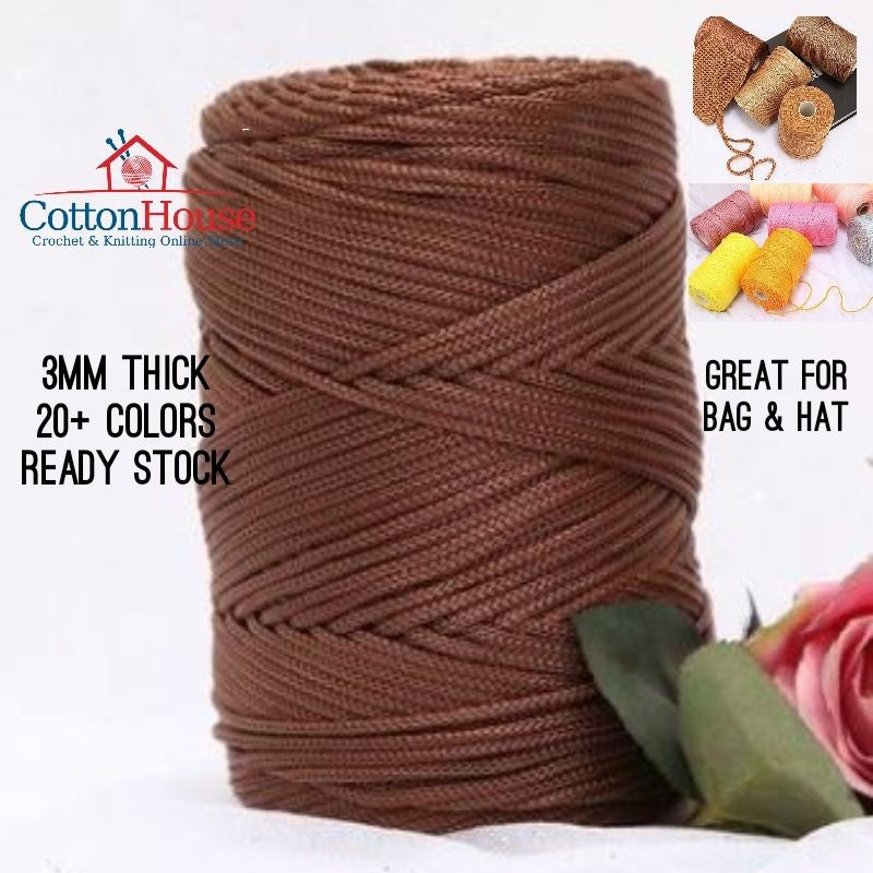 Thick Nylon 3mm Benang Tali Tebal PP 200-230gm Gulung Rolled Kait Page02 TNY