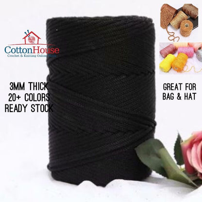 Thick Nylon 3mm Benang Tali Tebal PP 200-230gm Gulung Rolled Kait Page02 TNY