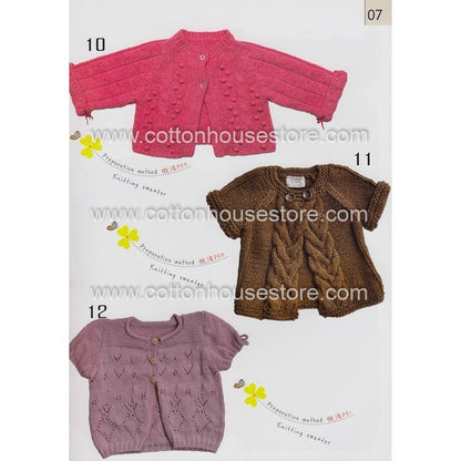 Cute Baby Knitting Sweater 100 Designs BOK-326 Knitting Book