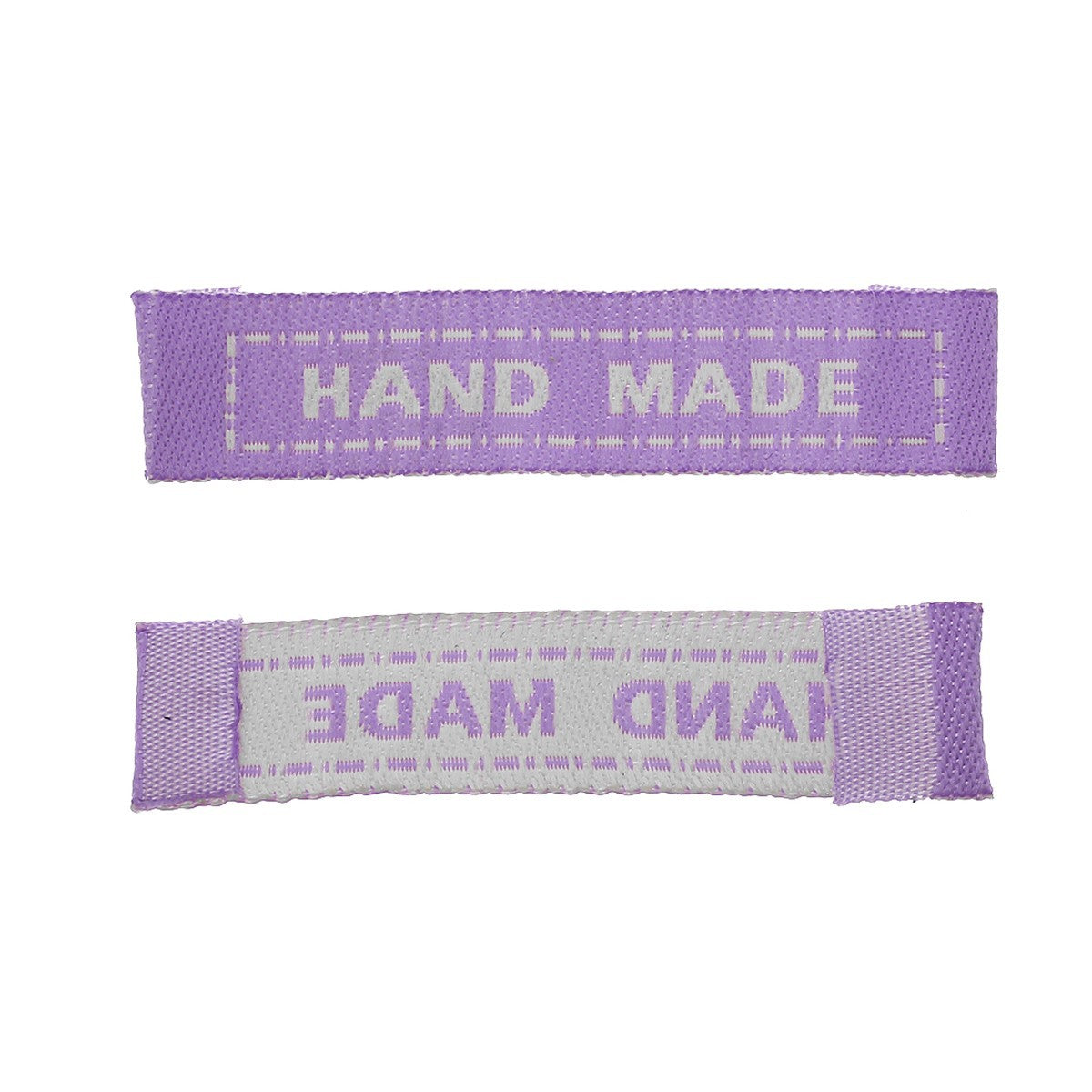 Labels Purple "HAND MADE" 45mm x 10mm (10pcs)