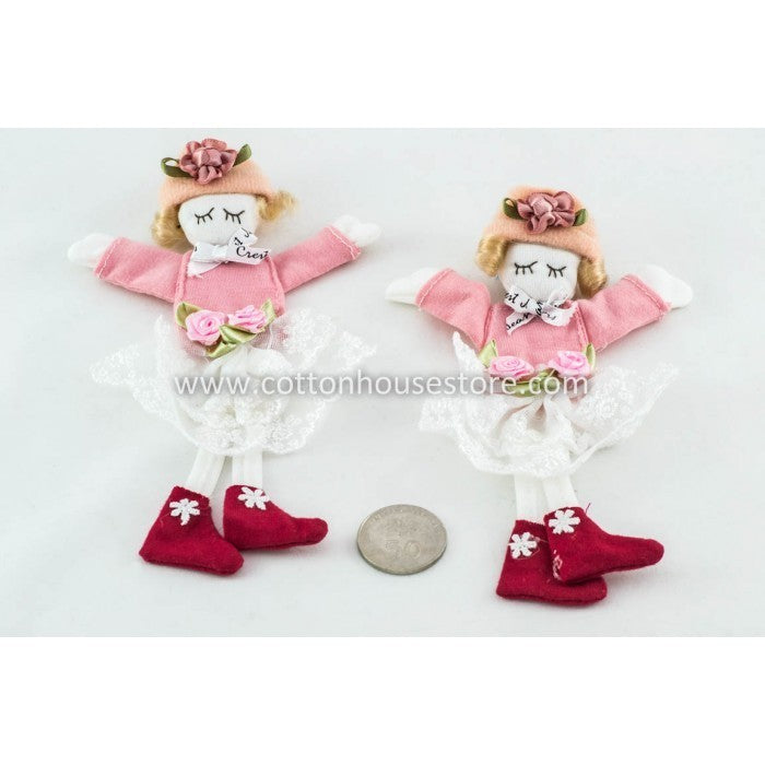 Girl Red Shoes (2pcs)