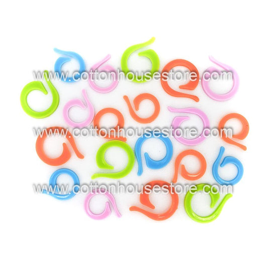 20 pcs Split Ring Stitch Markers Multicolor