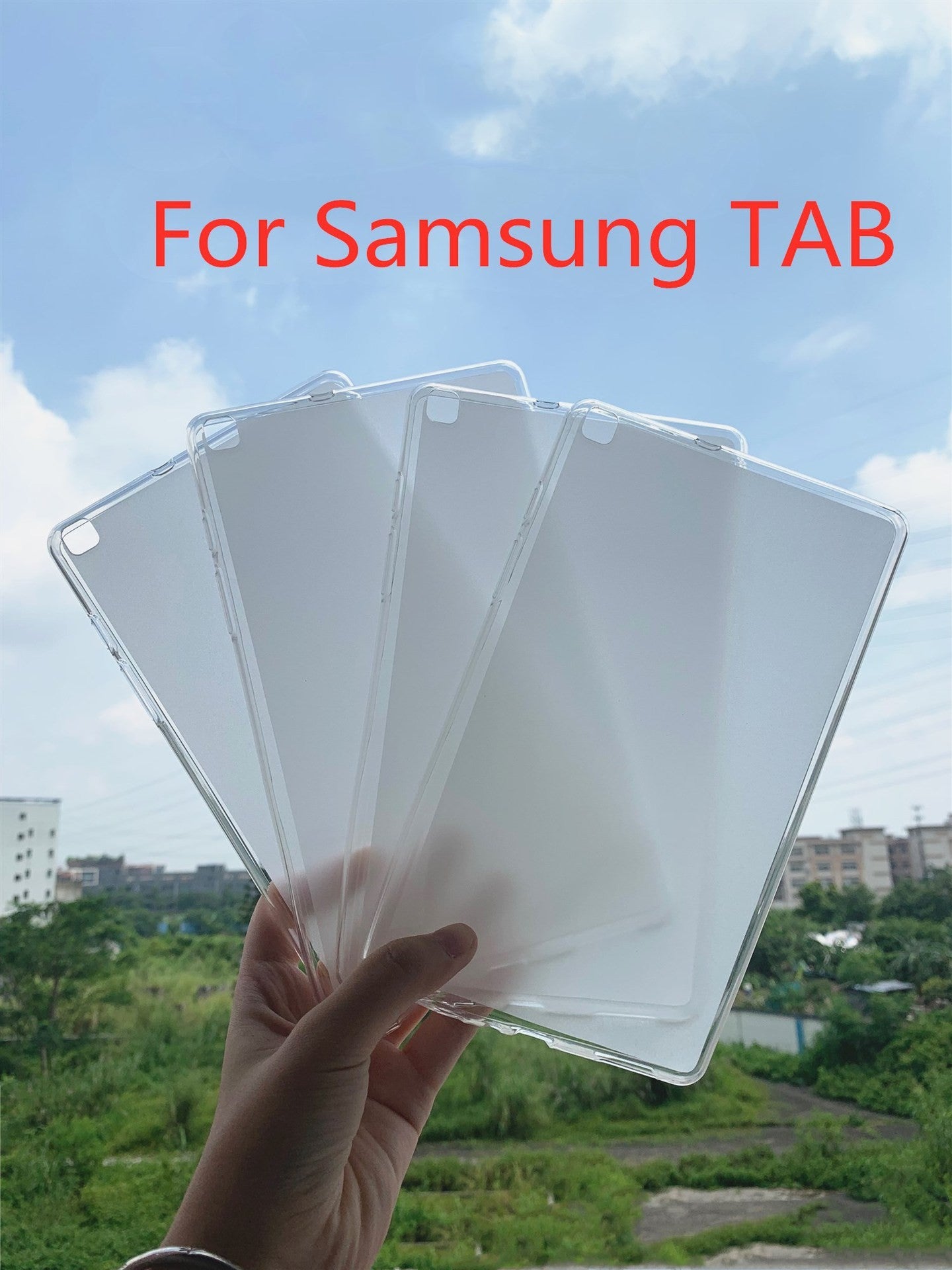 Samsung Galaxy Tab S7 Plus T970 T975 T976 Clear Silicone Case Casing Cover Tablet