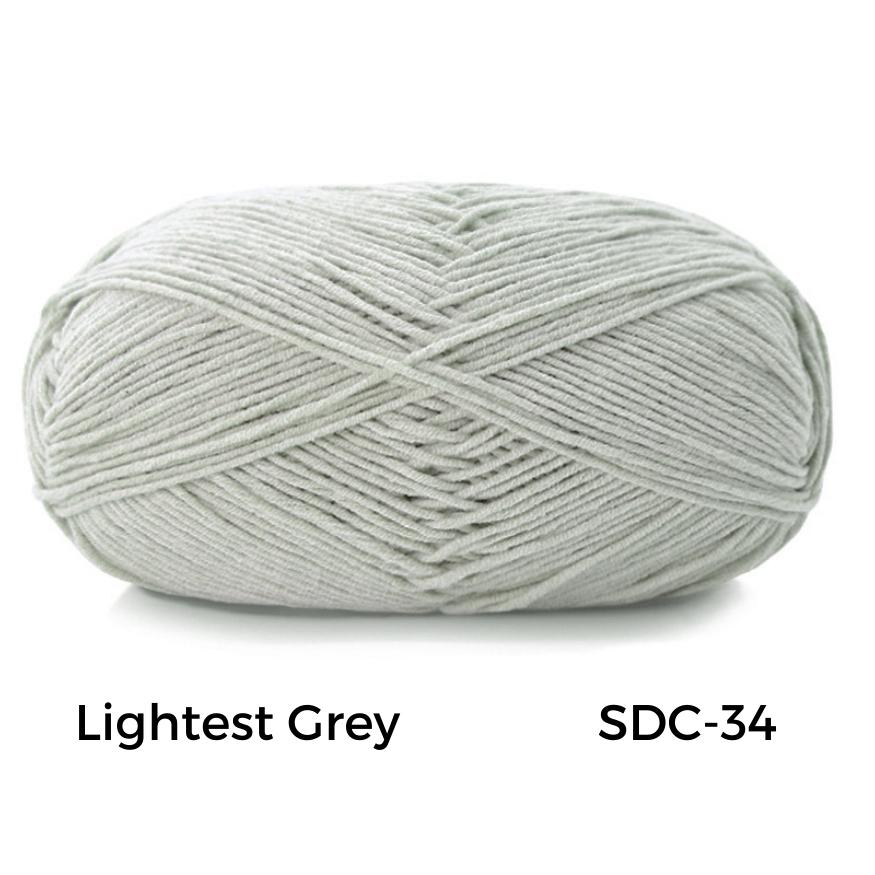 Soft Dream Cotton 100gm 2mm 5 ply Page01 Benang Kait Yarn SDC