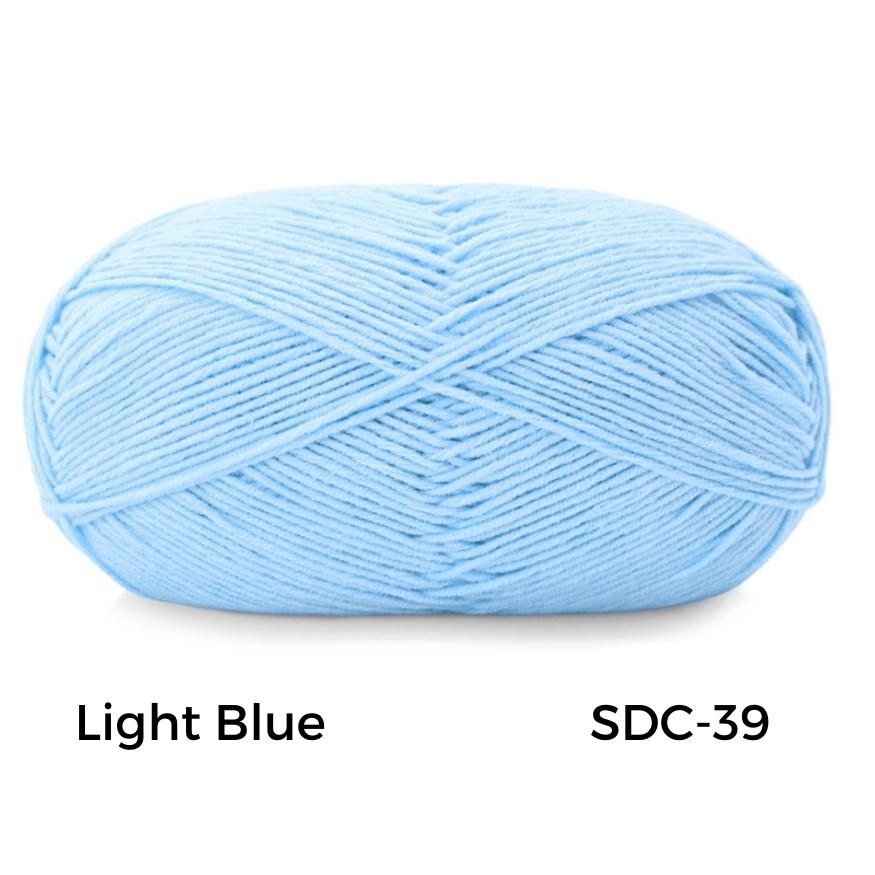 Soft Dream Cotton 100gm 2mm 5 ply Page01 Benang Kait Yarn SDC